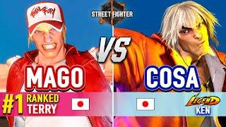 SF6  MAGO (#2 Ranked Terry) vs COSA (Ken)  Street Fighter 6 High Level Gameplay