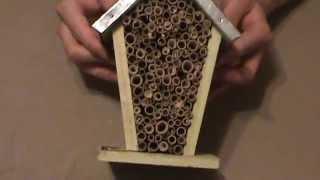 Solitary Bee House for Pollination Initial Review