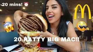 I ATE A 20 PATTY BIG MAC IN 20 MINUTES