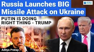 Putin’s MASSIVE Attack on Ukraine | Trump Says Putin is RIGHT | Trump BACKS Putin? World Affairs