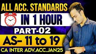 REVISE ALL AS in 1 Hour PRO Revision | CA inter may 25 | CA Sandeep sharma |