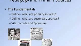 Introduction to Teaching with Primary Sources