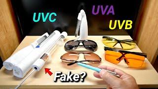 How To Easily Test UV Protection & Exposure ~ Sunglasses/Windows/UVC Wands