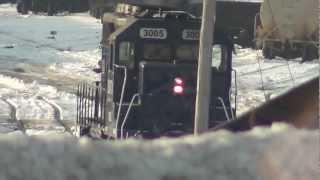 HD 1/4/2013 Railfanning - Pan Am RUPO Chase (Gray to Rigby) + Rigby Action