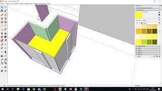 despiece mueble alto de melamina esquinero en L 3