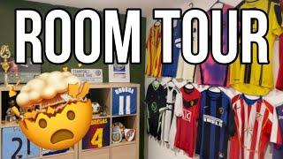 HOW I MADE MY DREAM FOOTBALL ROOM! - Football Room Tour