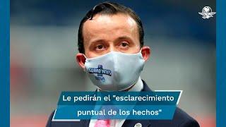 Diputados llamarán a comparecer a Mikel Arriola, presidente de la Liga MX, por riña en estadio