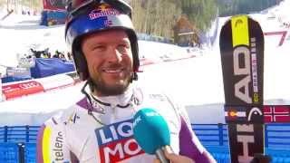 Interview with Aksel Lund Svindal - Super G -Vail / Beaver Creek 2015