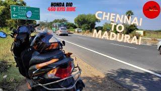 Chennai To Madurai in Honda Dio BS 6 450Kms / Tamil Vlog