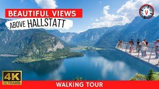 Hallstatt Skywalk  Panoramic Views of this Historic Town (4K 60fps) #ExploreAustria