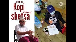 [SKETSA ULLY] Tahukah Anda Rahasia Ampas Kopi Bisa untuk Warna Gambar Sketsa #kopi #ampaskopi