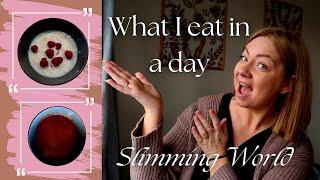 I Eat THIS for WEIGHT LOSS Before Christmas! What I eat in a day following Slimming World