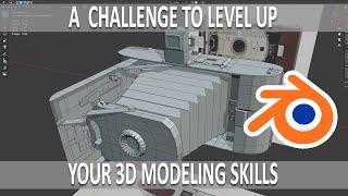 A 3d Modeling Challenge to Level Up your Skills in Blender