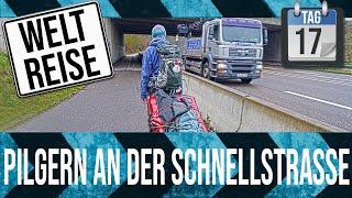 Podcast 10 Jahre Weltreise - Tag 17 - Pilgern an der Schnellstraße - Betonwüste in Speyer