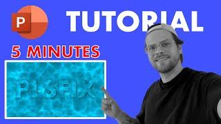 Video in Text PowerPoint Tutorial
