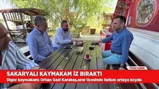 Sakaryalı genç kaymakam Türkiye'nin sınır ilçesinde de iz bıraktı