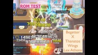 [RoM] Begetter Probability Test feat. Thanatos exclusive wings (Rathgricy-Fallen Feather)