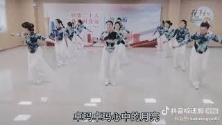 柔力球，月亮女神集體正面