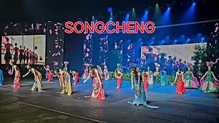 beautiful famous cultural SONGCHENG Eternal love show at Song Dynasty town Hangzhou China- part 1