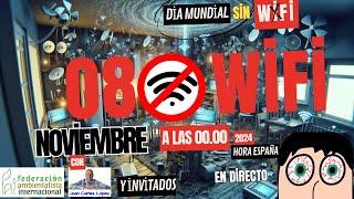 8 de noviembre. Día mundial sin wifi, un día para la alternativa, conectarse sin radiaciones