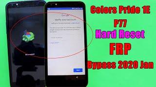 Colors pride 1e frp bypass || colors pride 1e pattern remove | colors p77 frp bypass and hard reset