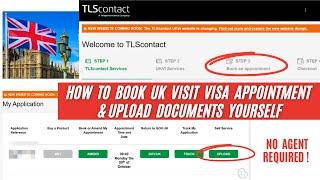 How To Book UK Visa Biometrics Appointment + How to Self Upload your Documents on TLS