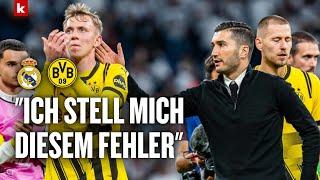 2:5 nach 2:0: Bedienter Sahin will BVB-Einbruch nicht erklären | Real Madrid - BVB 5:2