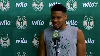 Giannis Antetokounmpo Training Camp Media Availability | 10.04.24