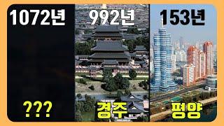 한반도에서 가장 오랫동안 수도였던 도시 TOP 7