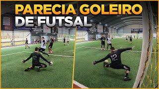 Defendendo igual GOLEIRO DE FUTSAL, recurso para não tomar GOL #goleiro #futebol #explore