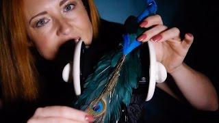 ASMR Feather Ears  TinglesIn15  Soft Spoken & Whispers
