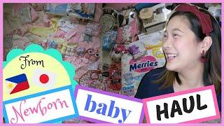 NEWBORN BABY HAUL | ITEMS FROM JAPAN AND PHILIPPINES | TAGLISH | VLOG # 9 | PINAY IN JAPAN
