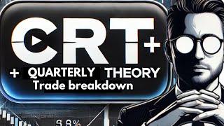 CRT + QUARTERLY THEORY | TRADE BREAK DOWN | PRICE ACTION REVIEW