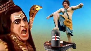 रावण ने शिव लिंग को आपने पैरो से धरती में क्यों दबा दिया | (Har Har Mahadev Serial) | हर हर महादेव