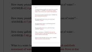 ILLINOIS CLASS D WATER LICENSE  2025 ACTUAL EXAM