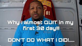 Why I almost QUIT Expediting in my first 30 days!  Be cautious of what carrier to lease on to!!!