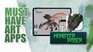 MUST HAVE ART APPS - Monster Poser