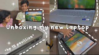 Unboxing My new Laptop  HP Pavilion 15 | Safus Creation