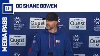 Shane Bowen on facing Ravens Lamar Jackson & Derrick Henry | New York Giants