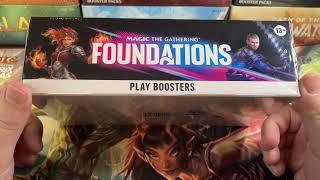 How Good Are Foundations Play Booster Boxes? Magic The Gathering MTG FDN Standard Masters! Unboxing