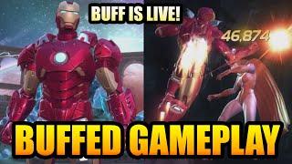 Buffed Iron Man Gameplay - DOES HE LIVE UPTO THE HYPE?!?! - Marvel Contest of Champions