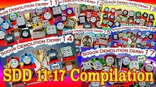 SDD 11 to 17 ⭐ Sodor Demolition Derby ⭐ 60 Minute Thomas and Friends Compilation!