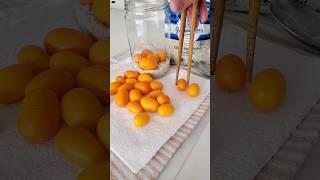 Preserved kumquat in salt, see you in 6 months #shortvideo #delicious #homemade #yummy #food #eat