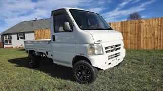 Honda Acty HA7 mini truck walk-around