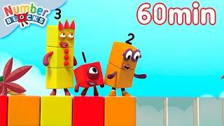 Colourful Maths Counting Fun | Full Episodes | 123 Learn to Count | Numberblocks