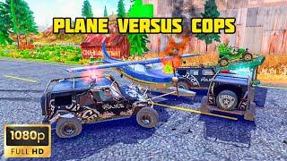 BATTLE PLANE VERSUS POLICE CAR | OFF THE ROAD HD OPEN WORLD DRIVING GAME