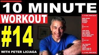 10 Minute Stay At Home Workout #14 With Peter Liciaga