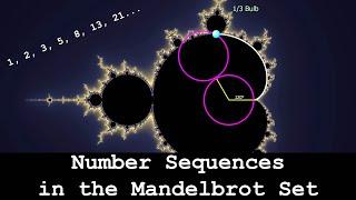 Number Sequences in the Mandelbrot Set