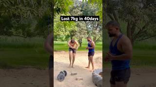 Lost 7kg in 40days #shorts #motivation #fitness #workout #transformation