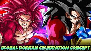 COULD WE GET SSJ4 DAIMA & GT FOR GLOBAL DOKKAN CELEBRATION?! Concept Review | DBZ Dokkan Battle